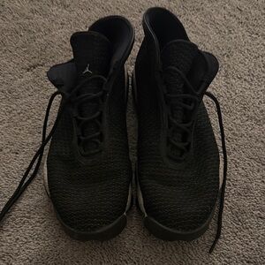 Jordan Men's Black and White Sneakers